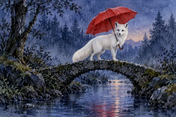 Watercolor style example