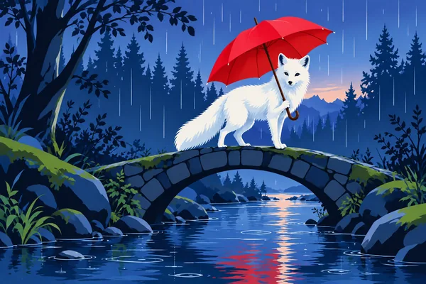 Bold vector style example